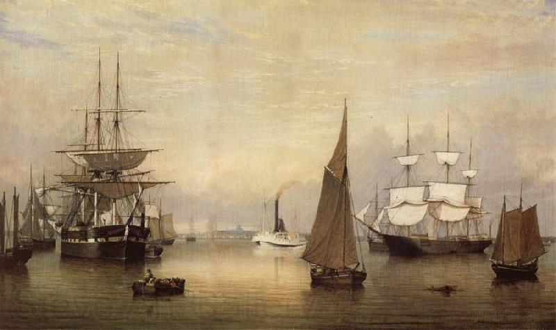 Fitz Hugh Lane Der Bostoner Hafen Germany oil painting art
